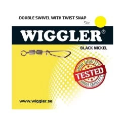 Wiggler Double Swivel W/ Twist Snap