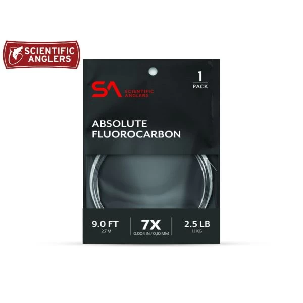 Scientific Anglers Absolute Fluorocarbon Leader 12' 1 Scientific Anglers Absolute Fluorocarbon Leader 12'