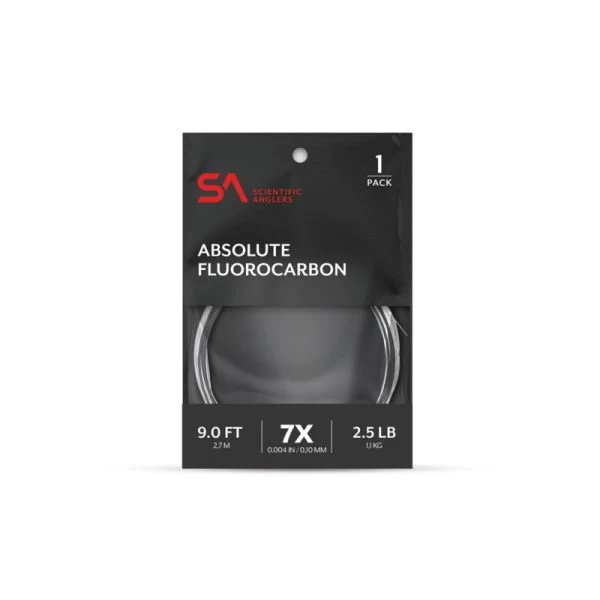 Scientific Anglers Absolute Fluorocarbon Leader 9' 1 Scientific Anglers Absolute Fluorocarbon Leader 9'