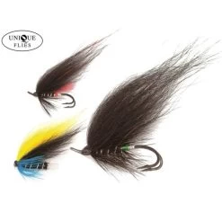 Unique Black Salmon Flies